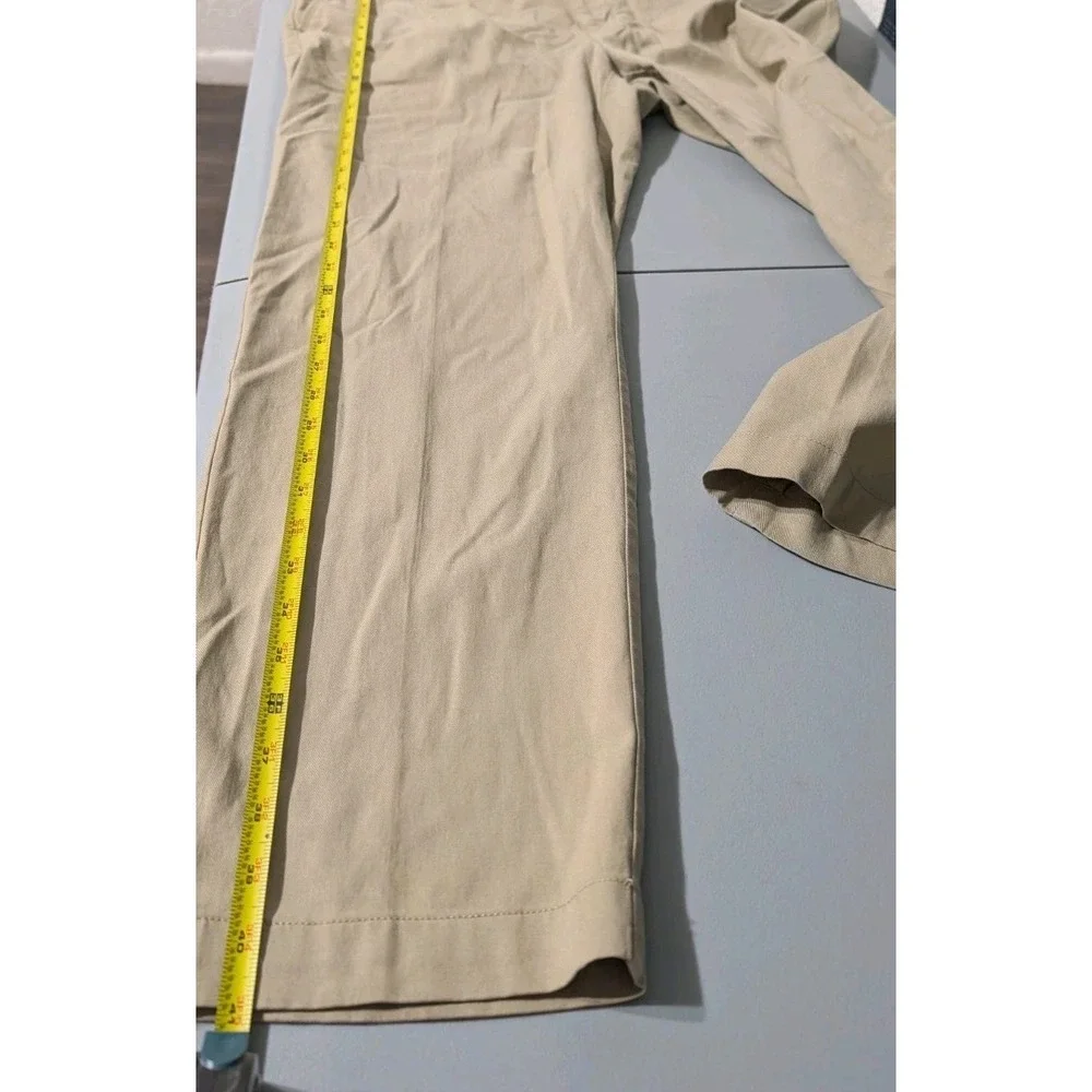 Tommy Bahama Boracay Flat Front Chino Pants Mens 36x30 Beige Stretch